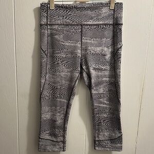 Lululemon Athletica Monochrome Textured Leggings